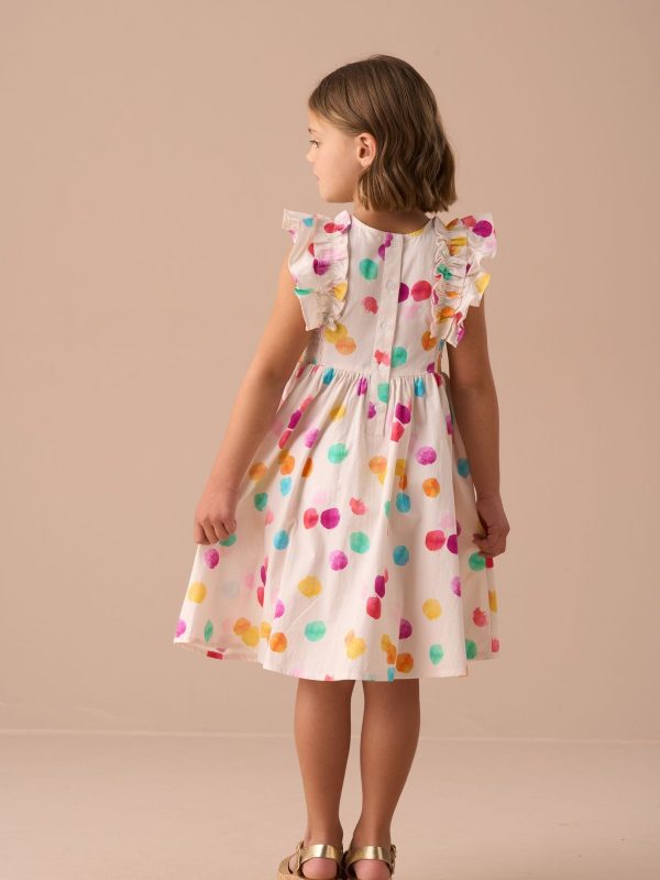 Nigflower54295 White Francesca Shirred Panel Dress - Image 2