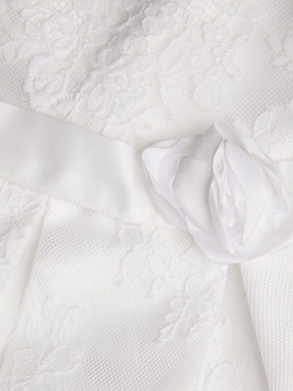Nigflower54294 White Lola Lace Communion Dress - Image 4