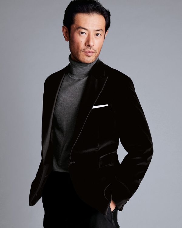 Nigflower54259 Italian Velvet Jacket - Black