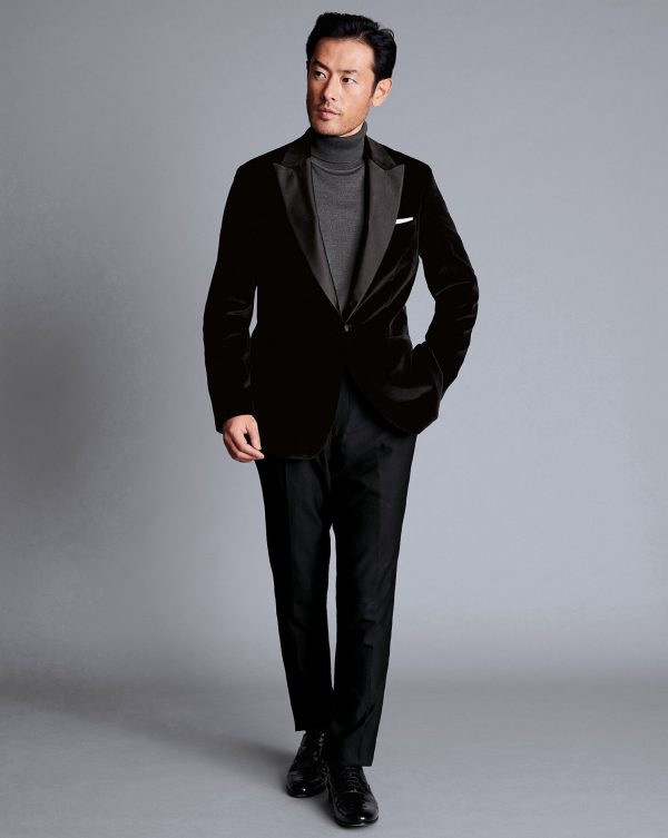 Nigflower54259 Italian Velvet Jacket - Black - Image 4