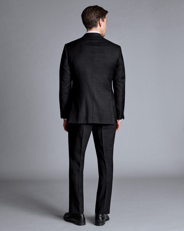 Nigflower54251 Natural Stretch Twill Suit - Black - Image 4