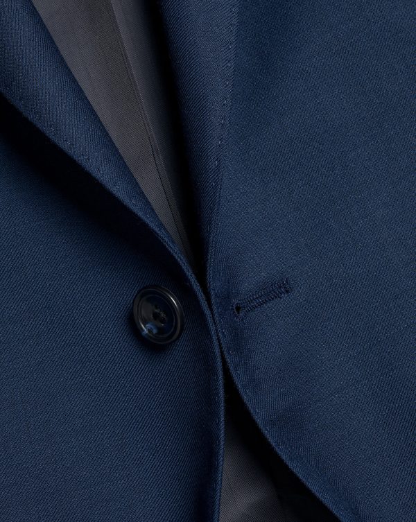Nigflower54255 Natural Stretch Twill Suit - Royal Blue - Image 2