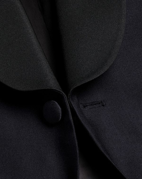 Nigflower54275 Shawl Lapel Tuxedo - Midnight - Image 2