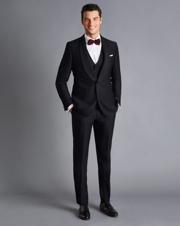 Nigflower54275 Shawl Lapel Tuxedo - Midnight