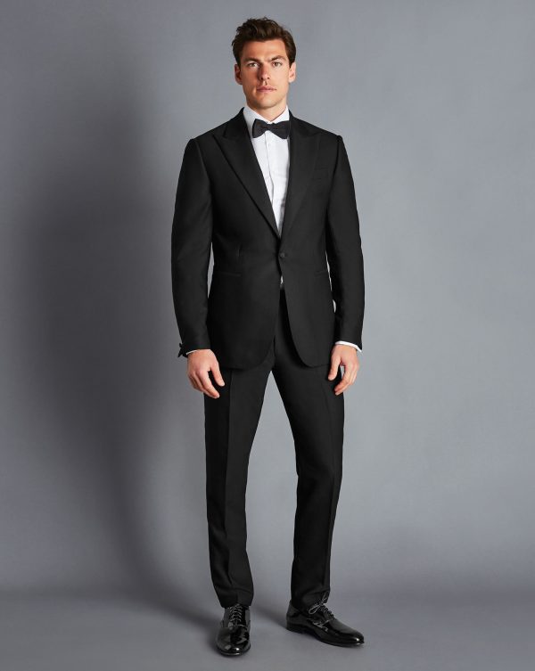Nigflower54260 Peak Lapel Tuxedo - Black
