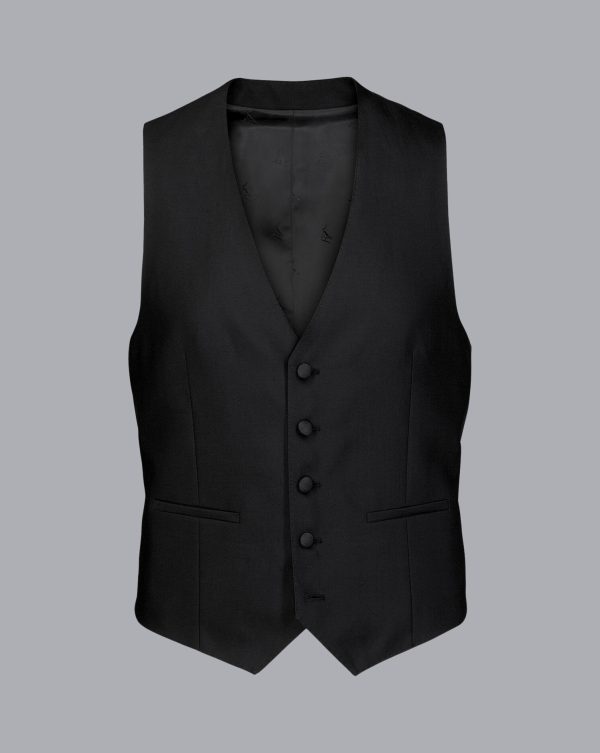 Nigflower54250 Peak Lapel Tuxedo Dinner Suit - Black - Image 7