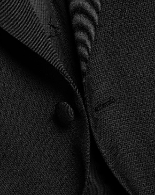 Nigflower54257 Shawl Lapel Tuxedo Dinner Suit – Black - Image 2