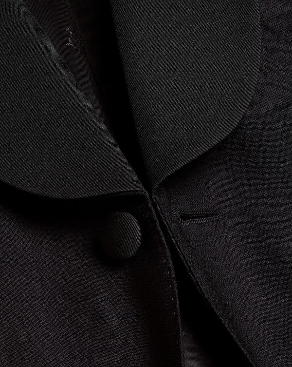 Nigflower54258 Shawl Lapel Tuxedo - Black - Image 2