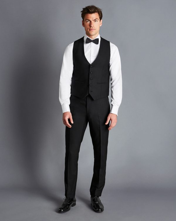 Nigflower54258 Shawl Lapel Tuxedo - Black - Image 5