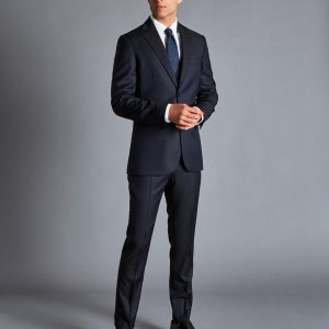 Nigflower54261 Italian Luxury Suit - Dark Navy