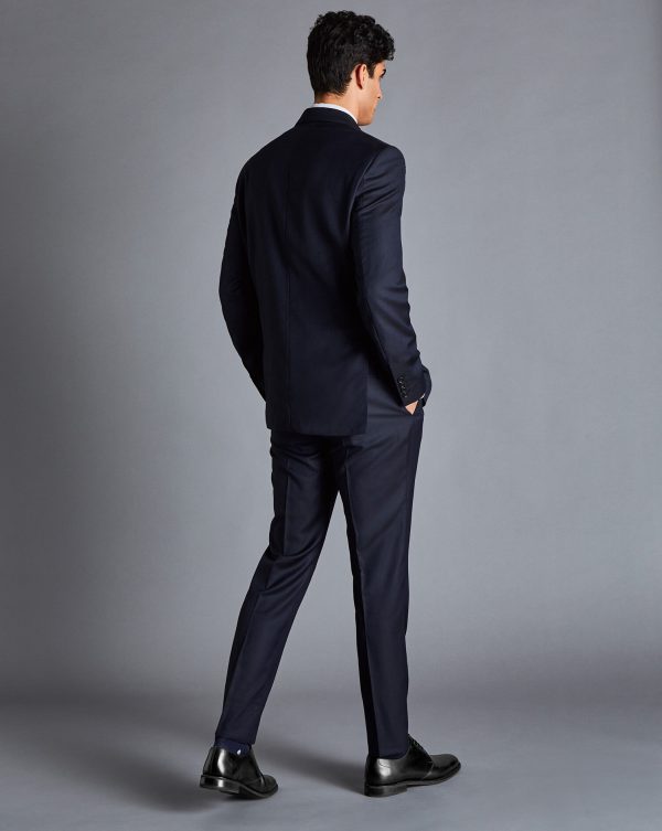 Nigflower54261 Italian Luxury Suit - Dark Navy - Image 4