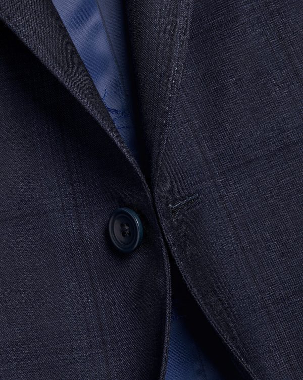 Nigflower54267 Ultimate Performance Suit Check - Navy - Image 2