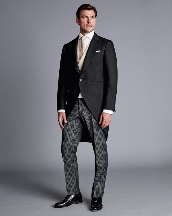 Nigflower54266 Morning Suit – Black Stripe Trouser