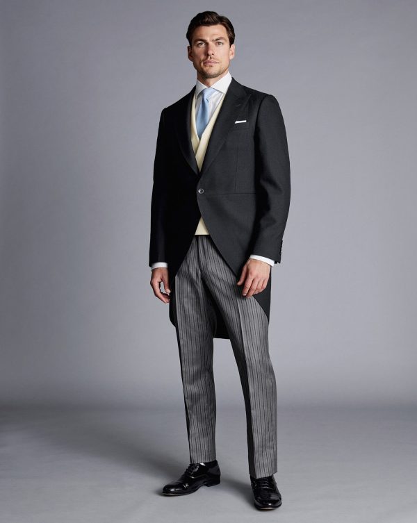 Nigflower54268 Morning Suit – Grey Stripe Trouser