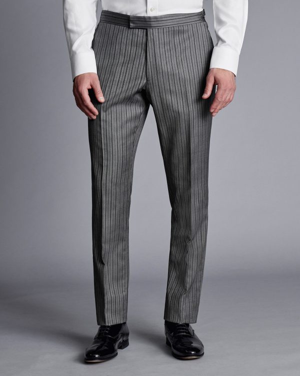 Nigflower54268 Morning Suit – Grey Stripe Trouser - Image 2